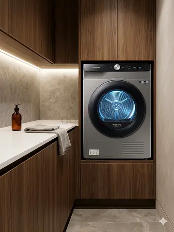 SAMSUNG latest model 9 kg heatpump dryer inside light BY HWS