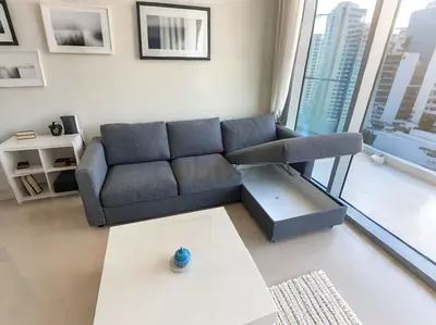 IKEA vimle L Shape Sofa Dark grey Good condition