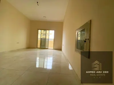 Largest 1BR+hall apartment in Al Alia, Ajman, open view, split AC, near Sheikh Mohammed Bin Zayed e