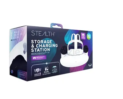 Stealth Storage  Charging Station for Meta Quest 3