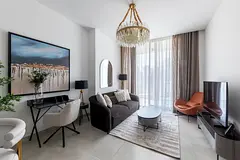 Fully furnished 1BR | Burj Khalifa view | Smart home