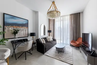 Fully furnished 1BR | Burj Khalifa view | Smart home