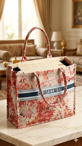 Vintage-Style Floral Tapestry Tote Bag – Good ConditionSelling my beautiful floral tapestry boo