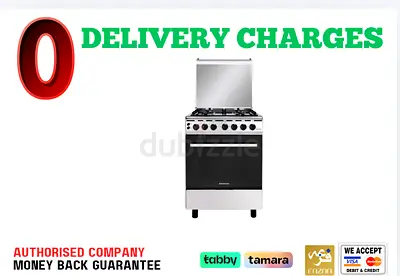 WestPoint 60X60 Cm 4 Burner Cooking Range - 1 Year Warranty