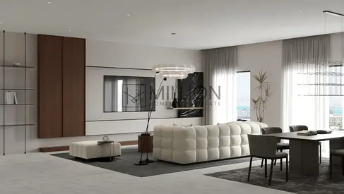 شقة مفروشة بغرفة نوم واحدة | Equiti Gebel Ali | شرفة تطل على المدينة والمارينا
