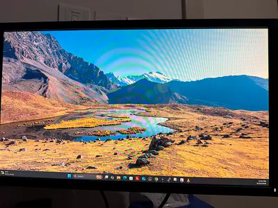 2 dell 24 monitors and monitor arm