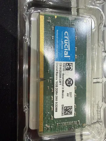 Crucial 16GB DDR4-2666 SODIMM RAM memory