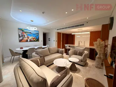 شقة بغرفتي نوم | إطلالة على النخيل والبحر | مفروشة | Ellington Beach House