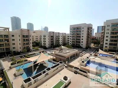 2 BR + Study | High ROI | Unfurnished | The Greens, Al Ghozlan 1