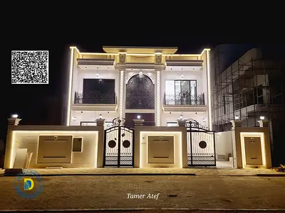 For the owners of luxury, a classic 5-room villa with AC ,in Al Alia area of Ajman, freehold, with bank financing.