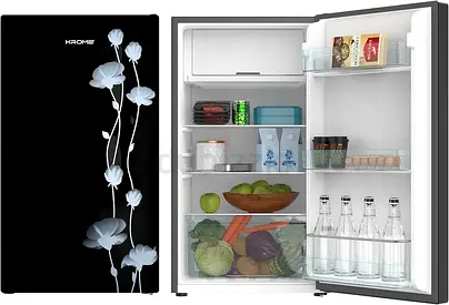 Krome single-door compact refrigerator