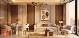 High-Floor 2BR | Furnished Apartment | Panoramic Skyline Views