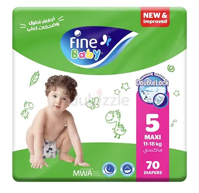 Finest Baby Diapers - Size 5 (70 Count)
