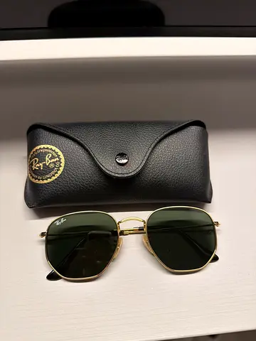 Ray-Ban Hexagon Sunglasses with Case