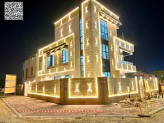 Luxury villa for sale in Al Helio 2, Ajman. Electricity and water included. Prime location directly