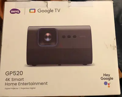 BenQ GP520 4K Projector,2600lm LED Living Room Projector with Google TV,
