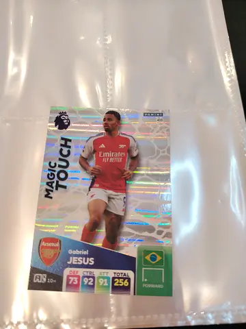 Gabriel Jesus paninni priemer league football card