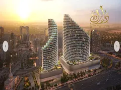 Furnished Studio | Binghatti Skyflame 2 | Balcony &amp; Skyline Views