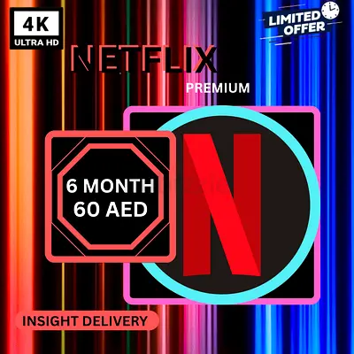 NETFLIX 6 MONTH 4K PREMIUM SUBSCRIPTION SHARING
