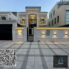 Amazing Brand new classic villa for sale in Ajman Al bahia area freehold for all nationalities