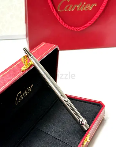 Cartier Stainless Steel Ballpoint Pen — Preowned, Good Condition