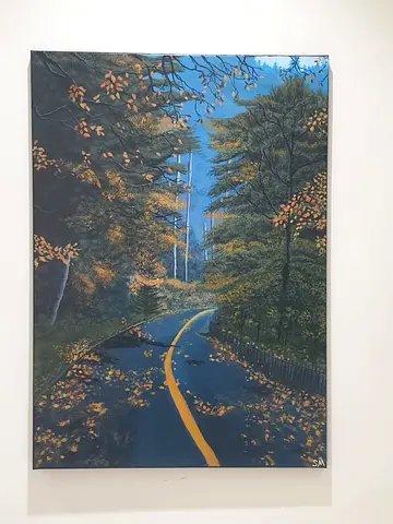 Autumn Road Painting
