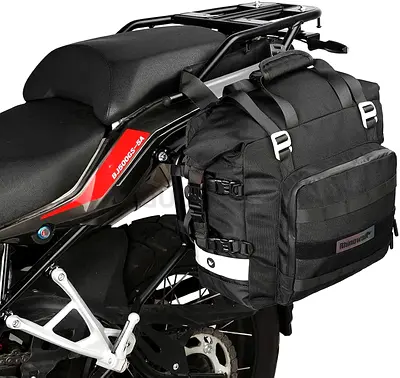 Rhinowalk Motorcycle Saddlebag Waterproof Motor Luggage Pack Quick Release