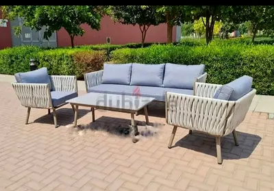 Stylish Outdoor Sofa Set with Coffee Table