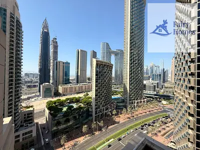 شقة بغرفتي نوم | برج ستاند بوينت 2 | شرفة | إطلالات على النافورة ووسط المدينة