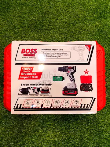 (Boss) Brushless Impact Drill Kit 198V With Case
