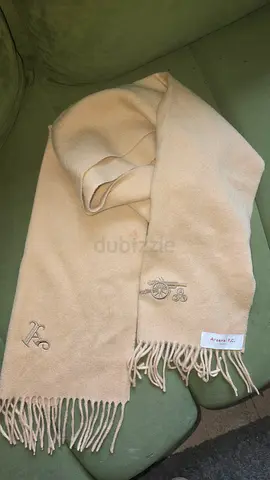 ARSENAL 89 oversized beige Scarf with Embroidery (original Arsenal)