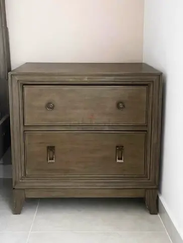 Solid Wood Nightstands Set