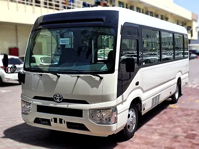 Toyota Coaster 2.7l M/T RWD 23 seats Automatic Door white color Gcc Specs 2026 Model 026