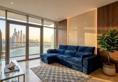 Modern L-Shape Sofa Bed with Premium Fabric Elegant L-shape sofa with soft velvet fabric. Strong fra