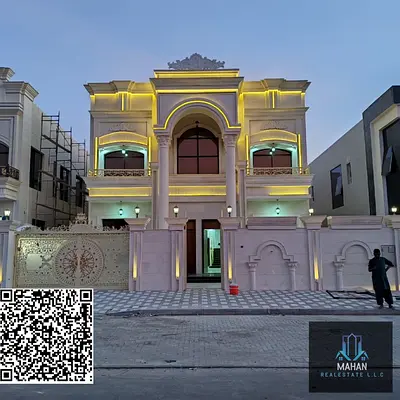 Villa for sale in Al Alia area - freehold for all nationalit including central air conditioning with machines - two floors - 5 master bedrooms -
