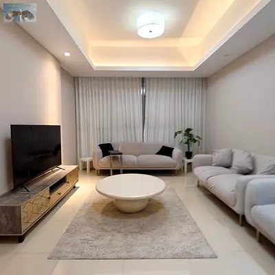 Furnished 1BR monthly rent in Gulfa Tower Ajman, gym, pool, parking, garden, fully equipped, all bills & internet included