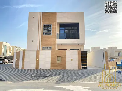 Villa (corner) for sale in Ajman | Al Amrah area | 4 rooms, majlis and hall | Freehold ownership for all nationalities | Price is negotiable.