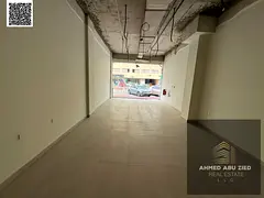 Commercial shop for annual rent in Al Hamidiya, Ajman, opposite Garden City and near Ajman Court. Pr