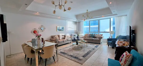 furnished 2BR with free A\C ,ready for immediate move-in.