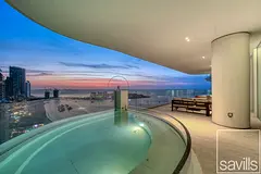 Sea and Dubai Eye Views | Furnished | Private Pool