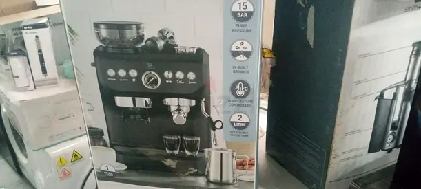 My 15-bar Espresso  Coffee Machine with Milk Frother (Boxed)