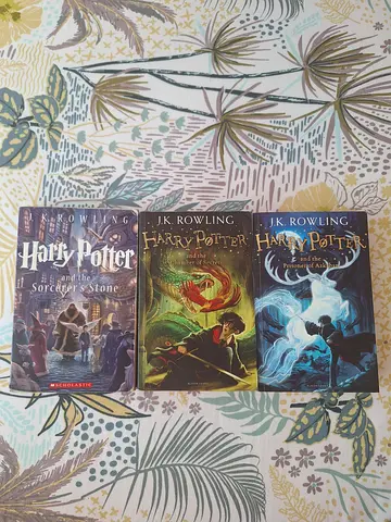 Set of 3 Harry Potter paperback books