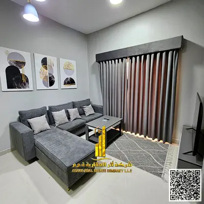 شقة غرفة وصالة مفروشة للايجار الشهري في عجمان - الجرف 2 بالقرب من مدرسة الأقصى | فرش أنيق و مرتب | شامل الفواتير و الانترنت