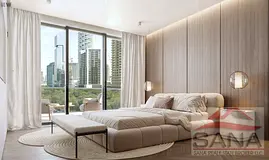 Modern Luxury Semi Furnished 1BR Apartment | Lume Residences JVC | Balcony &amp; City View