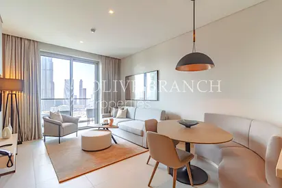 Full Burj Khalifa View | Furnished | Serviced