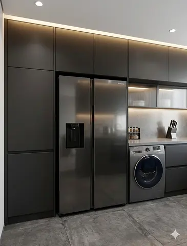 Samsung latest model side by side refrigerator with water depanser and ice maker by hws