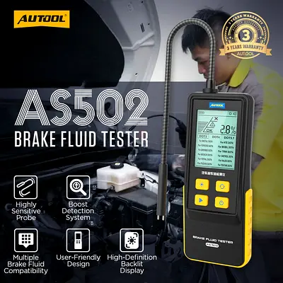 AUTOOL AS502 Car Brake Fluid Tester For Water Content Testing