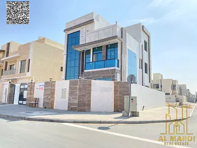 Luxury villa in Al Bahia Corner with spacious areas and a modern design, including registration and ownership.
