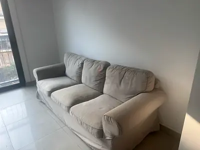 Stylish 3-Seater Sofa in Neutral Color