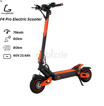 Kugoo Electric Scooter F4 Pro - 1 Year Warranty